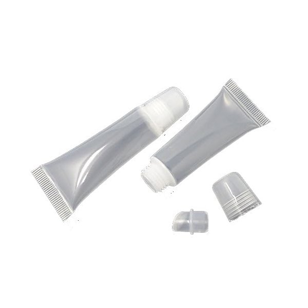 Honbay 10PCS 8ml Refillable Clear Empty Lip Gloss Balm Containers Soft Empty Tubes