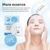 HealSmart 5 Pack Facial Mask 72 Hour Moisturizing and Soothing Face Mask Sheet Improve Skin Clarity and Radiance, for All Skin Types, High Capacity, Made in Korea
