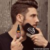 Men's Hair Brush- 100% Pure Black Boar Hair Natural Bristle for Beard, Moustache - Firm Military Style with Handmade Wood Handle – No Snags, No Scratch, Gentle Bristle – Use with Beard Oil