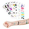 Generic Music Temporary Tattoos Birthday Party Supplies Favors Decorations Super Cute 96PCS Fake Tattoos Stickers for Boys Girls School Classroom Rewards Gifts Ideal Halloween