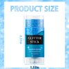 Body Glitter Stick, Singer Gold Concerts Glitter Gel, Pink Holographic Mermaid Sequins Chunky Glitter, Music Festival Rave Glitter Makeup for Body, Face, Hair and Lip, 0.56oz (Blue)
