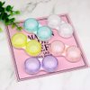 KISEER 15 Pack Colorful Clear Travel Contact Lens Case Box Holder Soak Storage Container Bulk