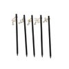 Pokinge 5pcs Wooden Hair Sticks with Tassel,Chinese Style Hanfu Pearl Flower Hairpin,Black Simple Hair Fork For Girls,Elegant Women Hair Clip (7 inch)