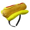 Nicky Bigs Novelties Hot Dog Hat- Mini Velvet Headpiece On Headband - Food Stand Vendor Hats - Party Supplies - Costume Accessory