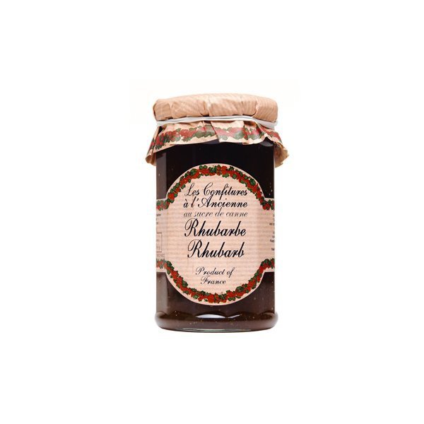 Rhubarb Jam Andresy All natural French jam pure sugar cane 9 oz jar Confitures a l'Ancienne, One