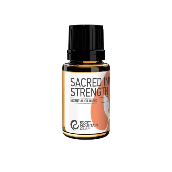 Rocky Mountain Oils Sacred Immune Strength Essential Oil Blend - 100% Pure and Natural Essential Oils for Diffuser, Topical, and Home - 15ml