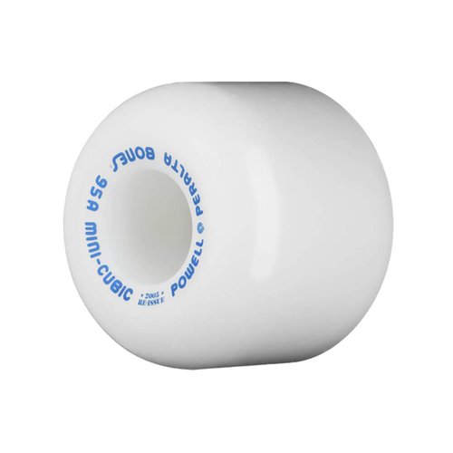 Powell Peralta Mini Cubics 64mm 95A White Skateboard Wheels (Set of 4)
