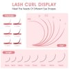 NATUHANA Round Eyelash Extensions 0.07mm C Curl Russian Volume Lash 8-15mm Mixed Tray False Lashes Supplies,Classic Individual Lash Extensions 16Rows/Case Matte Black (black;0.07 C, 8-15 MIX)