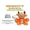 MIGHTY- Microfiber Ball Elephant– Made with Squeaker Balls and Minimal Stuffing. Strong & Tough. Interactive Play Dog Toy. Machine Washable & Floats. (Combo Pack #1)