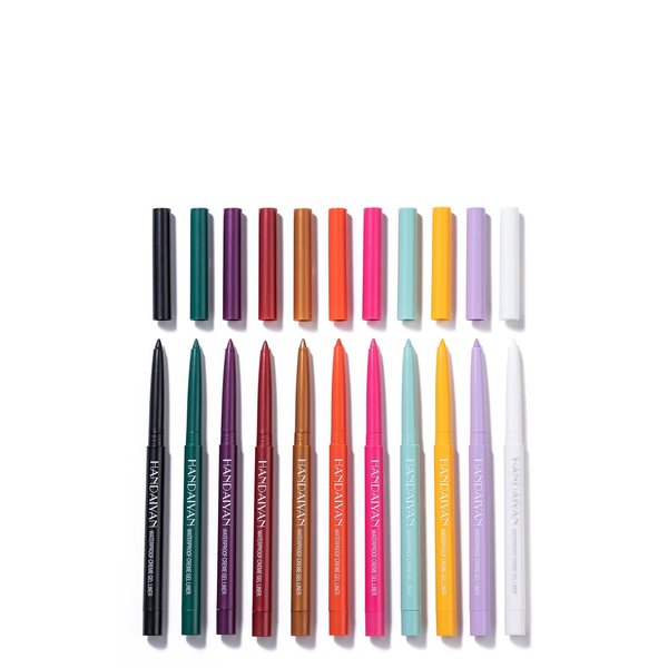 Eye Shadow Pencil, Natural Matte Long Lasting Metallic Eyeliner Pencil Glitter Eyeliner for Women Eye&Lip Liner Professional Waterproof Retractable Eye Makeup Gel Eyeliner Colorful Eyeliner(3)