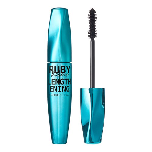 Ruby Kisses Mascara Waterproof Lengthening Mascara, Feathery Soft Full Lashes, Intense Length Smudge-Free Clump-Free (Lengthening Waterproof)