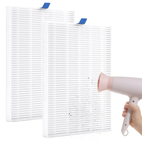 Nail Dust Collector Filter – 2PCS Replacement Nail Dust Vacuum Reusable Filter, for SHTALHST Nail Dust Collector Cleaner Manicure Tools, Easy to Clean, Nail Salon Home Use