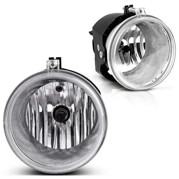 AUTOSAVER88 Fog Lights Assembly Compatible with 2005 2006 2007 2008 2009 2010 Grand Cherokee, 07-09 Dodge Durango 05-09 Dakota, 07-09 Chrysler Aspen/300 SRT8, 06-10 Commander, 06-08 Mitsubishi Raider