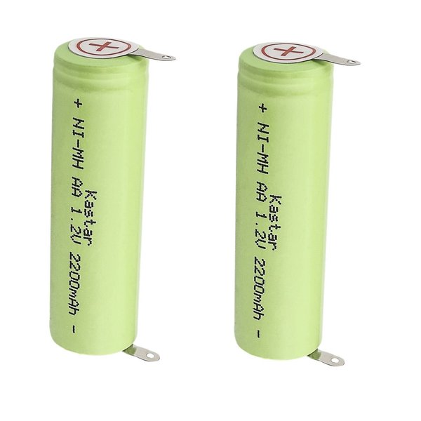 Kastar 2-Pack 1.2V 2200MAh Ni-MH Battery Compatible with Wahl 93154 93154-101 4810 4830 5000 7040 8550 8551 8554 8745 9550 9590 9851 9852 Wahl Home Pro Wahl Vision 180