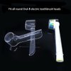 seplouis Electric Toothbrush Holder with 1 Charging Stand Slot and 2 Toothbrush Head Stands + 4 PCS Toothbrush Head Covers for Oral B