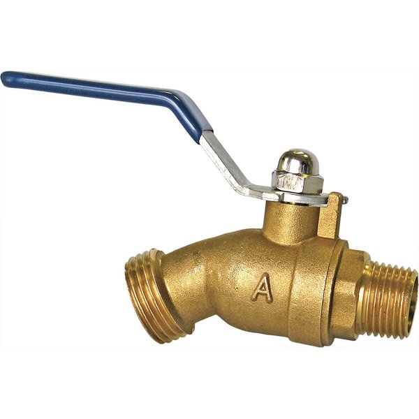 American Valve M71QT 1/2" Hose Bibb, 1/2 Inch, Brass