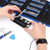 STREBITO Anti Static Wrist Strap, 11" ESD Wrist Strap Grounding Wristband Adjustable Antistatic Bracelet with Alligator Clip, Extra Long Cord for ESD Mat PC Computer Building Electronics Repair