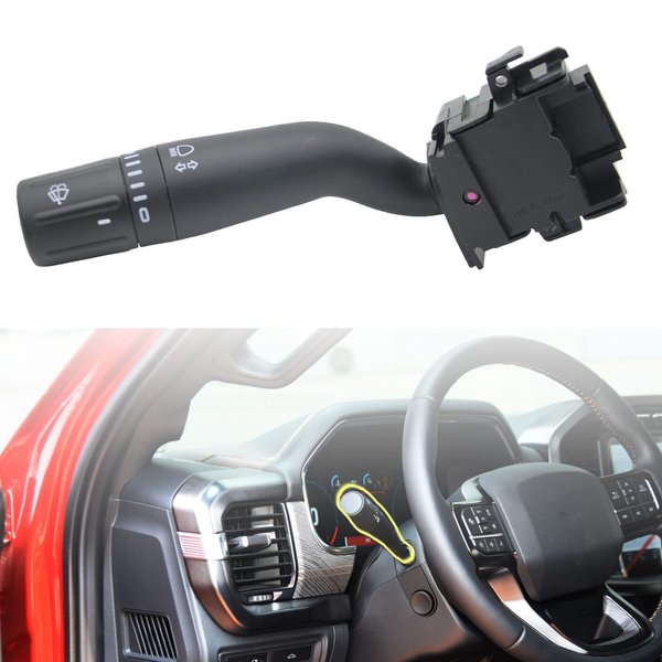 ZZCSZ SW-6874 Turn Signal Multi-Function Switch Windshield Wiper Switch Assembly Compatible with 2011-2013 Ford F-150 F-250 F-350 F-450 F-550 Super Duty Replaces# BC3Z-13K359-BA, SW6874, BC3Z13K359BA