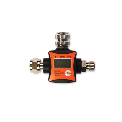Primefit R1402DIG Digital Air Flow 5 to 160-PSI Range Regulator with NPS Fittings, 1/4"