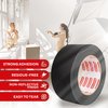 XFasten Black Gaffers Tape 2 Inch x 30 Yards (90 Feet) Residue-Free Matte Black Gaffer Tape 2 Inch Non-Reflective Easy-to-Tear Floor Tape for Electrical Cords