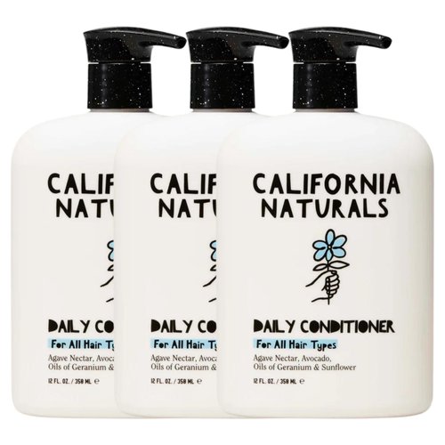 California Naturals Conditioner with Coconut Milk, Vitamin E and More for Dry Hair & Scalp Care in Women & Men, Natural, Vegan, Paraben & Sulfate Free, Color Safe Conditioner, All Hair Types, 12 fl oz