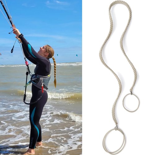 Spiral Hair Ties Sprots Ponytail Holders, Elastic Braided Hair Tie No Tangled, Pony Tail Wrap for Long Hair for Gym, Swimming, Diving 35" BLonde