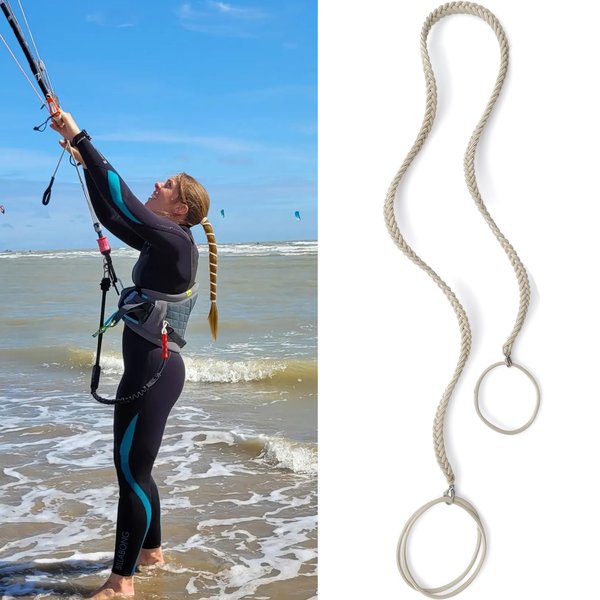 Spiral Hair Ties Sprots Ponytail Holders, Elastic Braided Hair Tie No Tangled, Pony Tail Wrap for Long Hair for Gym, Swimming, Diving 35" BLonde