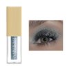 Mysense Liquid Glitter Eyeshadow,Shimmer Liquid Eye Shadow,Creates Multi-Dimensional Eye Glitter Makeup Looks,Quick Drying,Smudge Proof,11 Silver