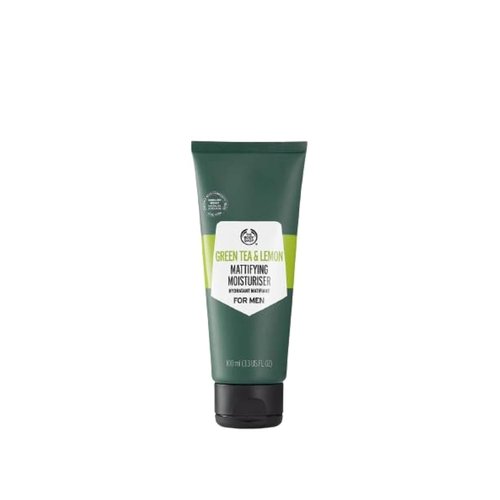 The Body Sho.p Green Tea and Lemon Mattifying Moisturiser For Men, 100 ml/ 3.3 Fl. Oz.