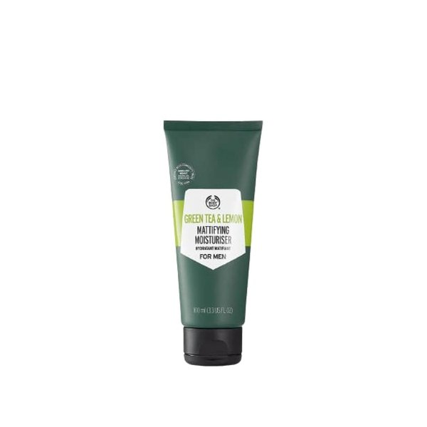 The Body Sho.p Green Tea and Lemon Mattifying Moisturiser For Men, 100 ml/ 3.3 Fl. Oz.