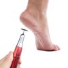 C12rtive Pedicure Drill Bit, Diamond Carbide Foot Nail Drill Bit,Stainless Steel Professional Pedicure Foot Calluses Sanding Polishing Bits for Cracked Skin Callus Removal for Home Salon & DIY(Medium)