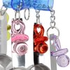 Bonka Bird Toys 1929 Small Clacker Stainless Steel Acrylic Colorful Pacifier Parrot Parrotlet Beak