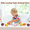 33 Pcs Mini Animal Pull Back Toy Cars for Boys Girls Kids Toddlers, Party Favors Teacher Classroom Treasure Box Prizes, Pinata Fillers, Goodie Bag Stuffers, Bulk Toys for Easter Valentine