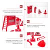 4 Sets Mini Toy Fire Extinguisher Toy Firefighter Pretend Play Toys Mini Fire Extinguisher Ladder for