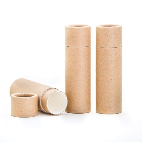 1 OZ Kraft Paperboard Lip Balm/Salve/Cosmetic/Lotion Tubes x12