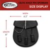 SZCO Supplies Celtic Knot Sporran with Pin, One Size,Black