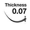 EMILYSTORES Eyelash Extensions 0.07mm Thickness D Curl Length 8mm Single Size Rapid Volume Eyelash For Lash Extensions, Easy Fan Blooming Flower Lashes, Self Fanning Lashes, (0.07,D,8mm)