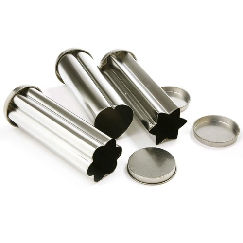 Norpro Tin Canape Bread Molds, Set of 1, 3 pieces