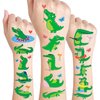 24 Sheets Crocodile Alligator Temporary Tattoos, Birthday Decorations Crocodile Alligator Party Favors
