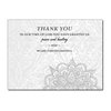 Elcer Celebration of life Funeral thank you cards with envelopes Sympathy Condolence acknowledgement Thank you Cards (White)