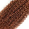 Color 30 Bundles Human Hair Brown Kinky Curly Bundles Human Hair 10 12 14 inch Double Weft Brown Bundles Human Hair Color 30 Curly Wave Bundles Brazilian Virgin Remy Hair Extensions