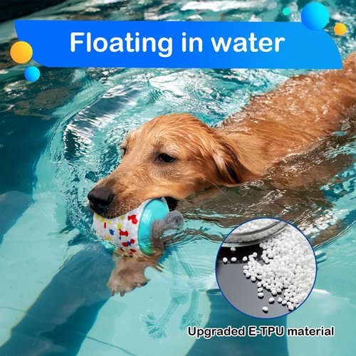 Interactive Dog Toys Automatic, Indoor Moving Dog Toy, Outdoor Floating Dog Water Toy, Motion Activated/USB Rechargeable Dog Balls to Keep Them Busy
