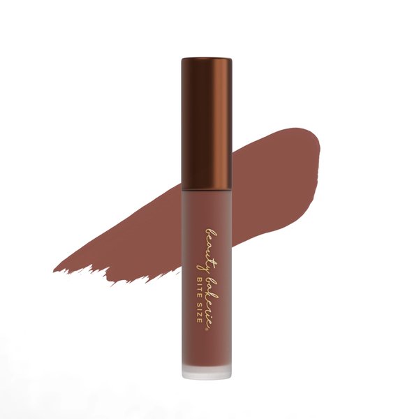 Beauty Bakerie Bitesized Lip Whip Long Lasting Liquid Lipstick for Women, Waterproof Lip Color, Smudge Proof Lip Stain Matte, 2.5mL, Churr'all I Knead