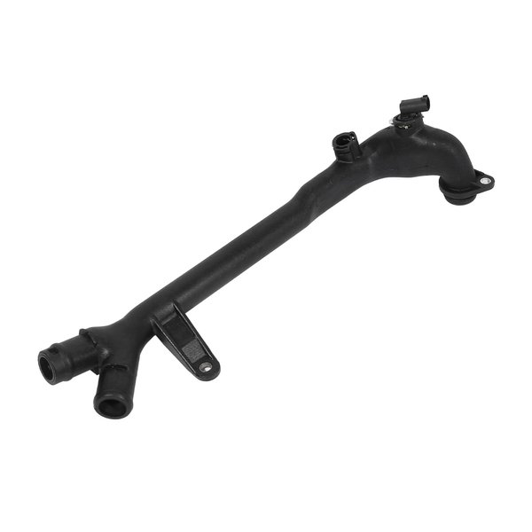 X AUTOHAUX Engine Water Coolant Pipe 2712001552 for Mercedes-Benz C230 2003 2004 2005 Plastic Black