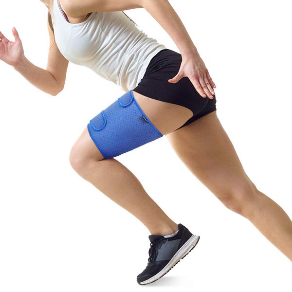 Yosoo Health Gear Thigh Compression Sleeve Hamstring Wrap, Thigh Support Brace with Anti-Slip Material for Quad, Groin, Inflammation, Swelling, Bruising, Strains Pain Relief