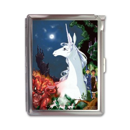 The Last Unicorn Anime Cigarette Case Lighter or Wallet Business Card Holder