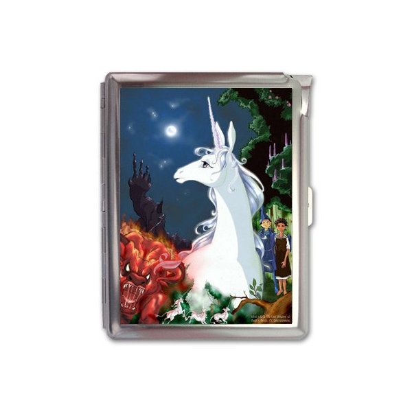 The Last Unicorn Anime Cigarette Case Lighter or Wallet Business Card Holder