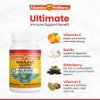 Vitamins Wellness -10 in 1- Made in USA Immune Support Supplement–Elderberry Immune Guard and Booster with Zinc and Vitamin C, Vitamin B6, Turmeric, Garlic, Echinacea 60 Count/1 Month Supply