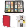 360 Pockets Trading Card Binder Album,Compatible with Card Binder Holder Sleeves,Trading Card Collector Album Fit for Football Sports Cards,Standard Size Cards Protector Pockets Folder(Red)