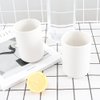 Pestrema Toothbrush Holders 2 Pieces, Bathroom Toothbrush Cup, Makeup Brush Bracket, Accessory Organizer and Toothbrush Bracket (White and White)
